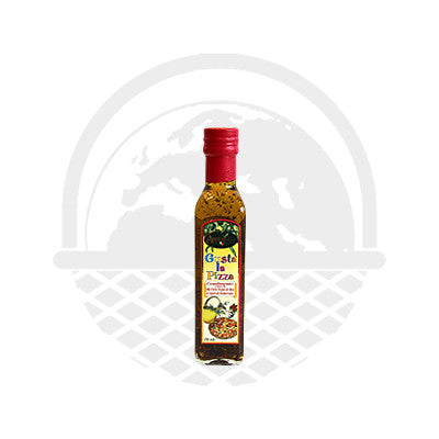 Huile piquante spécial Pizza "Gusta la Pizza" 250ml - Panier du Monde