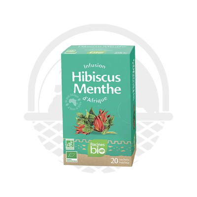 Infusion hibiscus et menthe Racines bio 32g