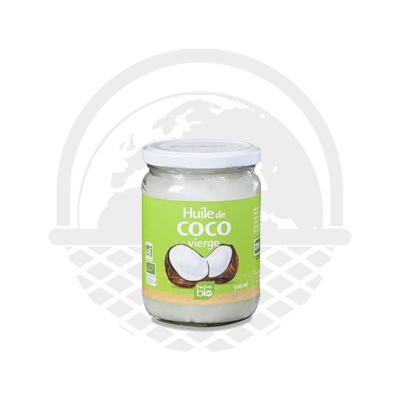 Huile de coco Bio 500ml - Panier du Monde - Produits portugais,antillais,espagnols,américains en ligne