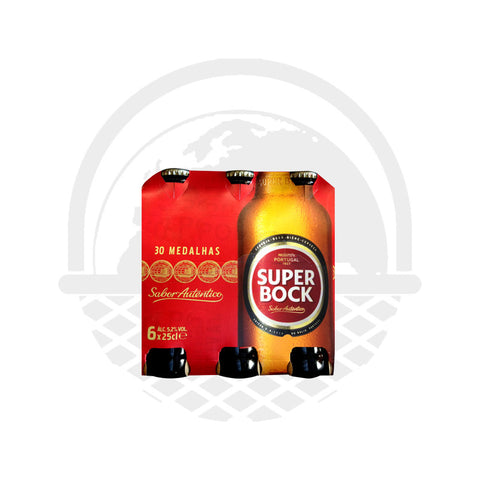 Bière blonde portugaise Super Bock Mini "superbock" 6x25cl - Panier du Monde