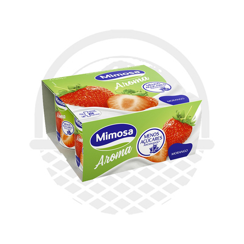 Yahourt fraise Mimosa 4x125G - Panier du Monde - Produits portugais,antillais,espagnols,américains en ligne