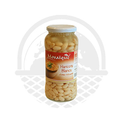 Haricots Blanc Mosaïque 400g - Panier du Monde - Produits portugais,antillais,espagnols,américains en ligne