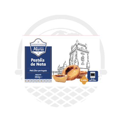 Pasteis de Nata  pré-cuite au four la Recette de Maria 360g