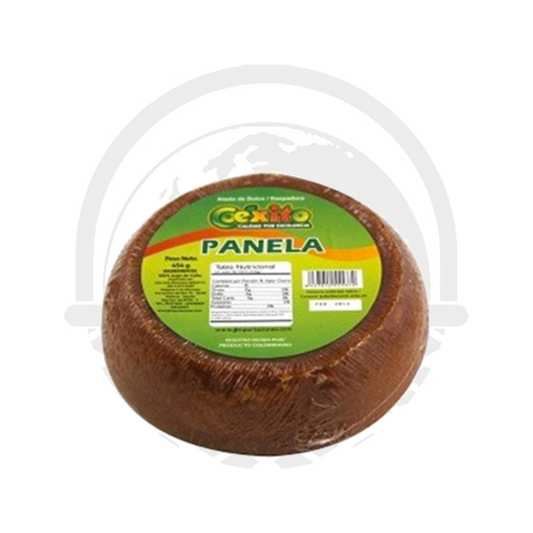 Bloc de sucre de canne "PANELA" 454G - Panier du Monde - Produits portugais,antillais,espagnols,américains en ligne