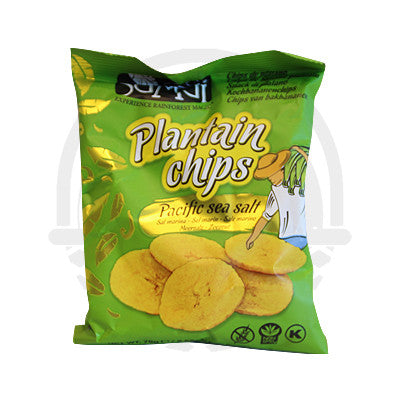 Chips Banane Plantain Sel marin Samai 75g - Panier du Monde - Produits portugais,antillais,espagnols,américains en ligne