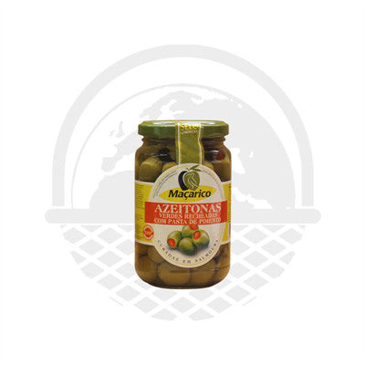 Olives Vertes Poivrons Macarico 210g - Panier du Monde