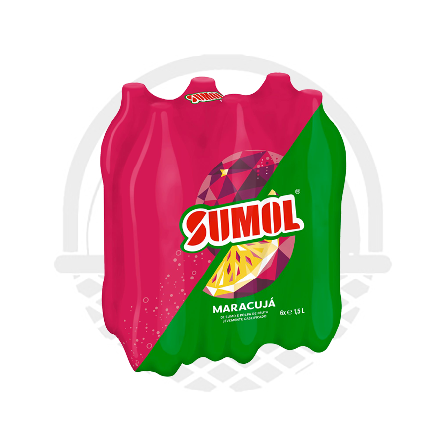 Sumol Fruit de la Passion Pack 6x1.5L boisson gazeuse - Panier du Monde - Produits portugais,antillais,espagnols,américains en ligne