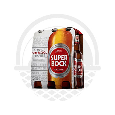 Bière Blonde Super Bock Pilsener Sans Alcool 6x33cl - Panier du Monde