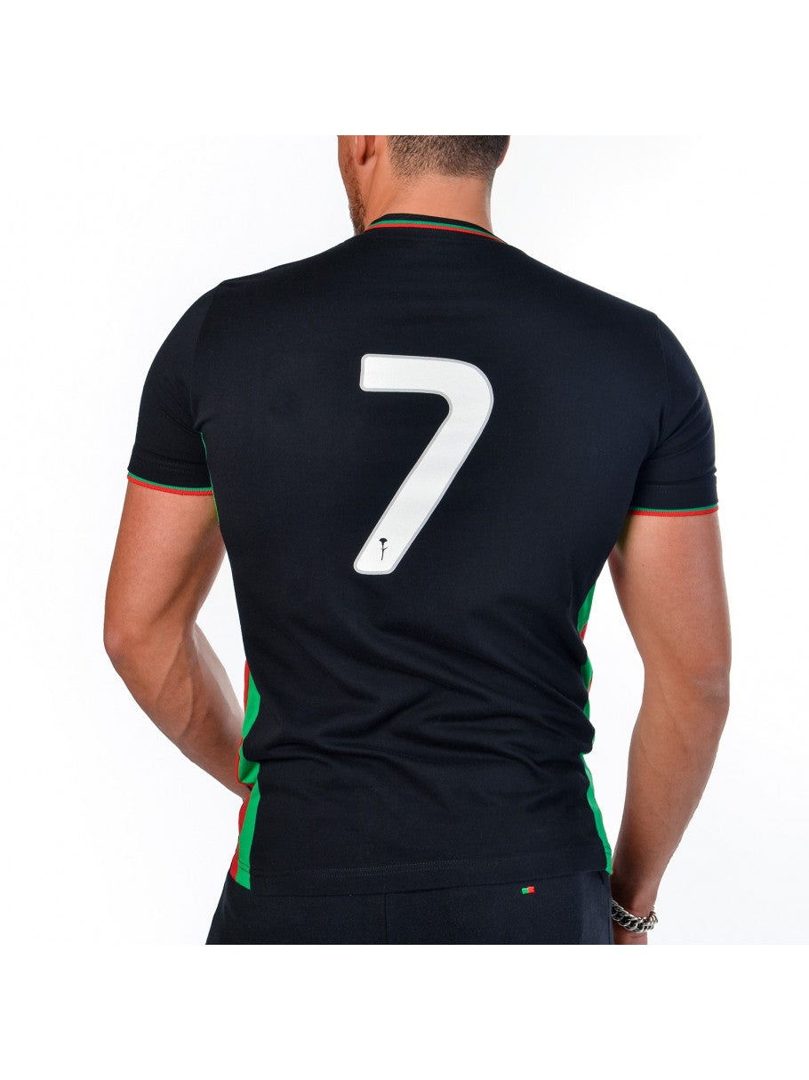 T SHIRT ADEPTOS 7 BLANC HOMME TAILLE M CR7 BY VIP - Panier du Monde - Produits portugais,antillais,espagnols,américains en ligne