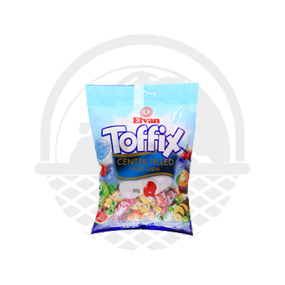 Bonbons TOFFIX Halal Fourrés aux fruits sachet 350G - Panier du Monde - Produits portugais,antillais,espagnols,américains en ligne