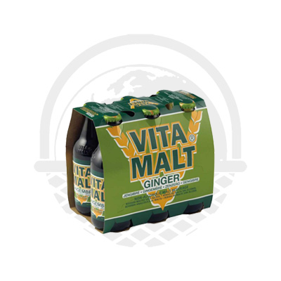 Bière Vita Malt gingembre sans alcool pack 6x 33cl - Panier du Monde - Produits portugais,antillais,espagnols,américains en ligne