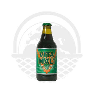 Bière sans alcool Vita Malt gingembre sans alcool 33cl - Panier du Monde - Produits portugais,antillais,espagnols,américains en ligne